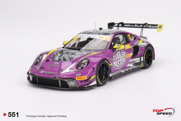 *PREORDER* TopSpeed Models 1:18 Porsche 911 GT3 R #27 HubAuto Racing 2023 FIA GT World Cup  70th Macau Grand Prix