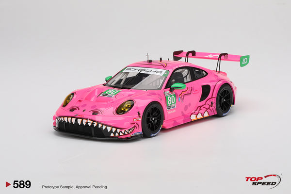 *PREORDER* TopSpeed Models 1:18 Porsche 911 GT3 R #80 AO Racing  2023 IMSA Michelin GT Challenge at VIR