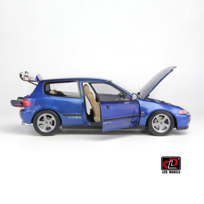 LCD Models 1:18 Honda Civic (EG6) SiR II in Blue