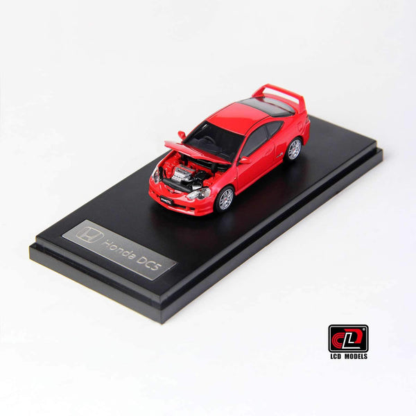 LCD Models 1:64 Honda Integra Type-R (DC5) in Red