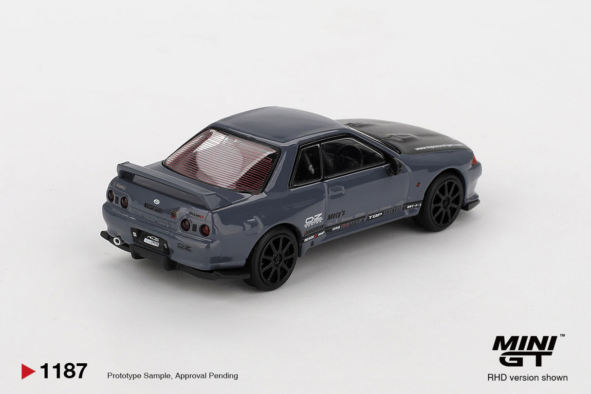 *CANCELLED* MINIGT 1:64 Nissan Skyline GT-R Top Secret VR32 in Stealth Grey