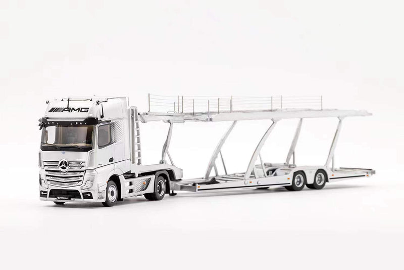 GCD 1:64 Mercedes-Benz ACTROS Trailer in Silver