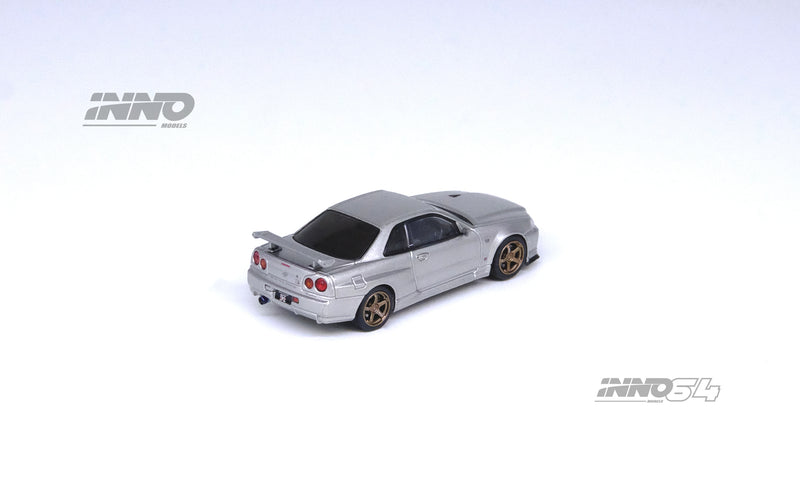 INNO64 1/64 Nissan Skyline GT-R (R34) V-Spec II in Silver