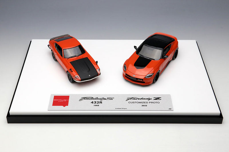 Make Up Co., Ltd / Eidolon 1:43 Nissan Fairlady Z Customized Proto & Fairlady Z432R (PS30SB) 1969