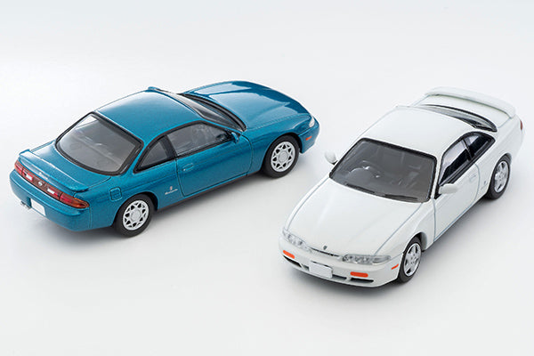 TomyTec 1:64 Nissan Silvia Q's Type-S 1994 in Blue Green