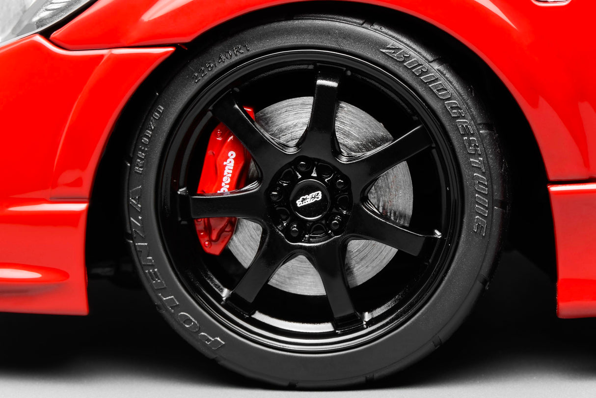 MotorHelix 1:18 Honda Civic Type-R (FD2) MUGEN RR in Milano Red