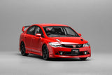 MotorHelix 1:18 Honda Civic Type-R (FD2) MUGEN RR in Milano Red