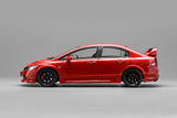 MotorHelix 1:18 Honda Civic Type-R (FD2) MUGEN RR in Milano Red
