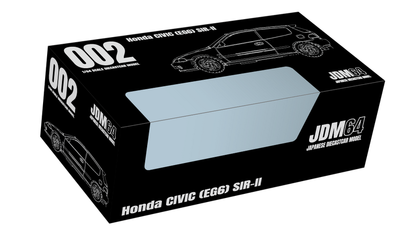 Hobby Japan 1:64 Honda Civic Type-R (EK9) in Championship White with Carbon Bonnet