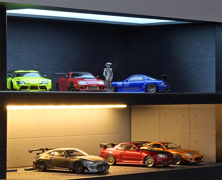 Ignition Model 1:64 Model Car Showroom Diorama with Lighting Display