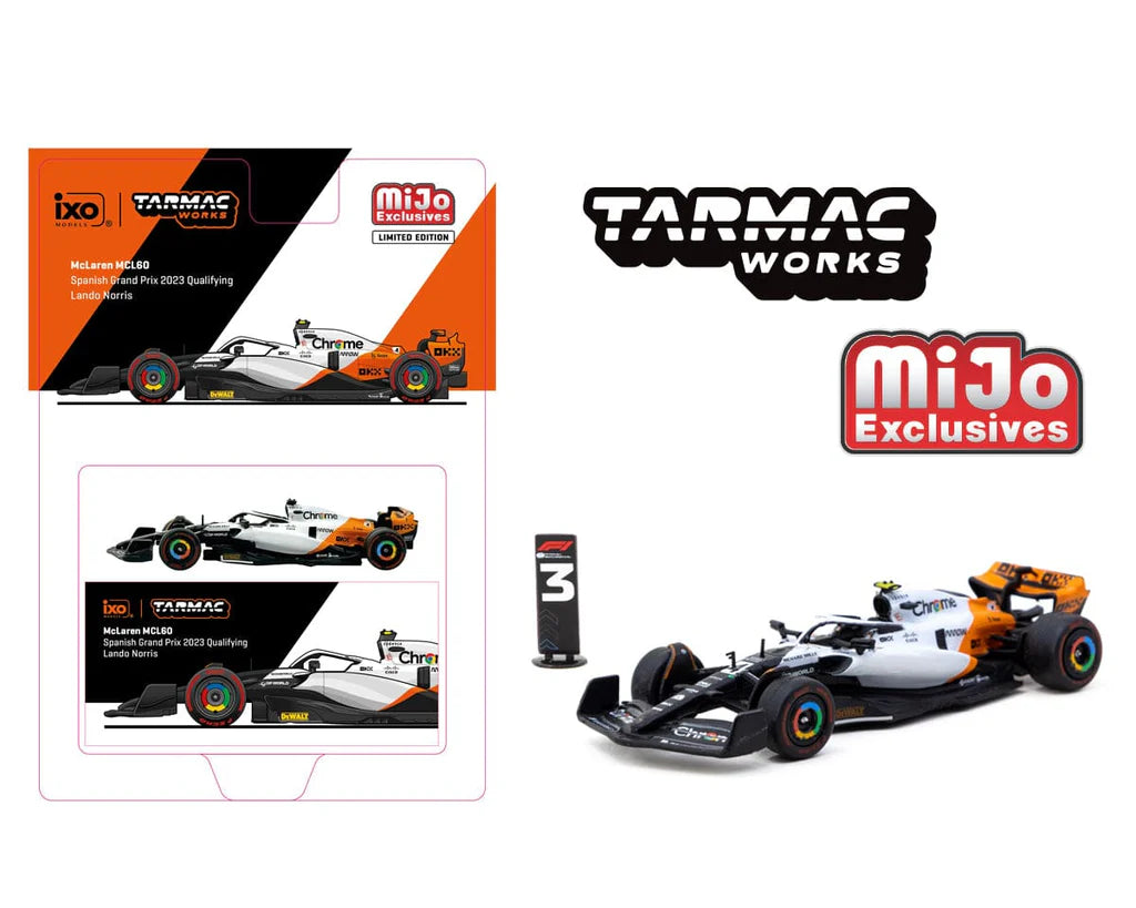 Tarmac Works 1:64 McLaren MCL60 British Grand Prix 2023 – Lando Norris