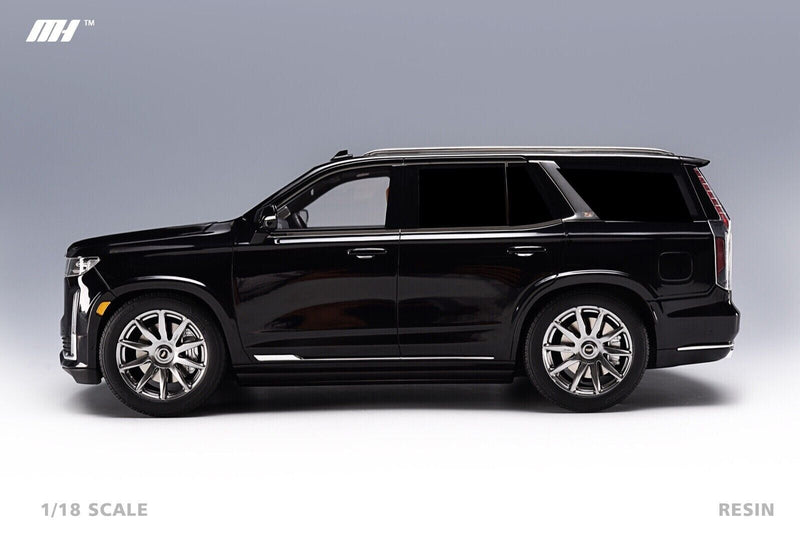 MOTORHELIX 1:18 Cadillac Escalade 2022 in Gloss Black