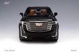 MOTORHELIX 1:18 Cadillac Escalade 2022 in Gloss Black