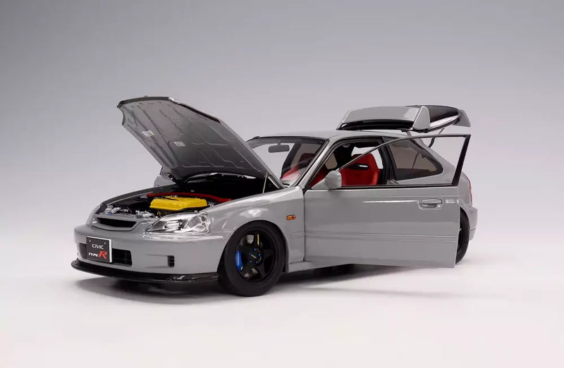 MotorHelix 1:18 Honda Civic Type-R Late Version (EK9) in Nardo Gray