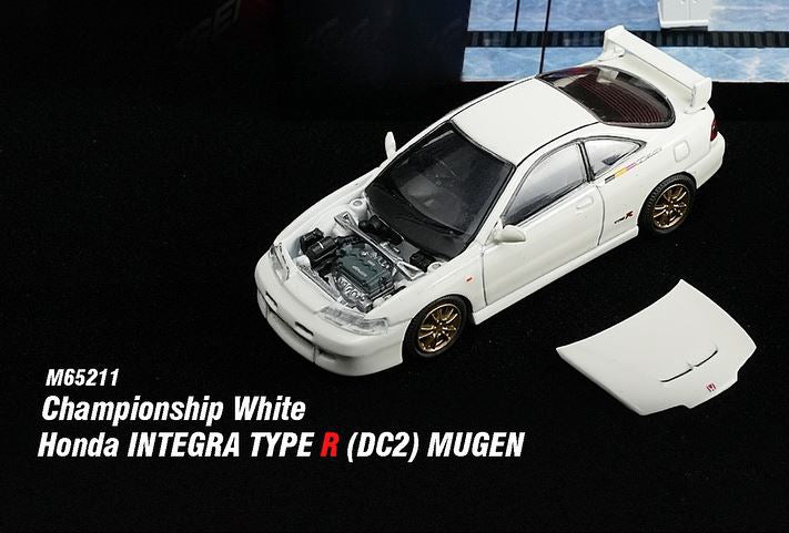*PREORDER* MotorHelix 1:64 Honda Integra Type-R (DC2) MUGEN in Championship White