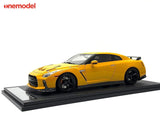 One Model 1:18 Nissan GT-R R35 Special Custom Edition in Amber Yellow