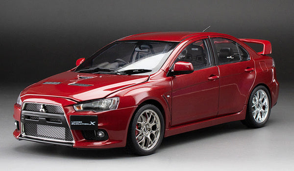 Sun Star 1:18 Mitsubishi Lancer Evolution X in Red Metallic