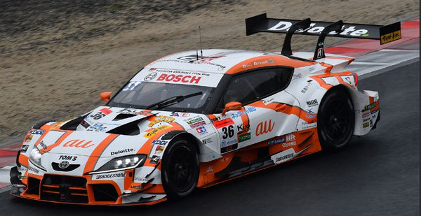 Spark Models 1:43 TOM'S GR Supra No.36 TGR TEAM au TOM'S Champion GT500 SUPER GT 2023 with CHAMPION BOARD Sho Tsuboi - Ritomo Miyata