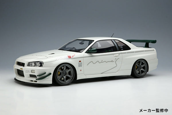 Make Up Co., Ltd / IDEA 1:18 Nissan Skyline GT-R (BNR34) Mine's V-spec N1 2021 (RAYS Wheel)