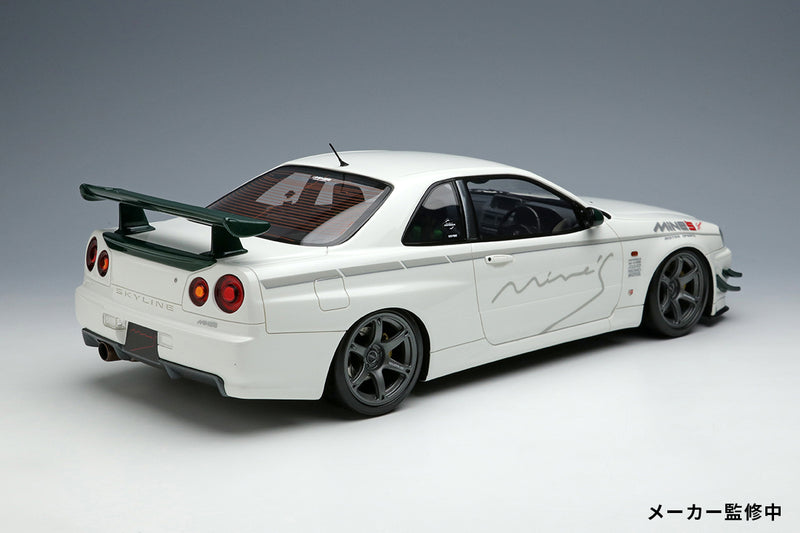 Make Up Co., Ltd / IDEA 1:18 Nissan Skyline GT-R (BNR34) Mine's V-spec N1 2021 (RAYS Wheel)