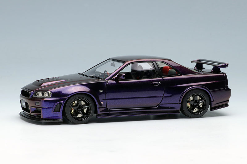 Make Up Co., Ltd / Eidolon 1:43 Nissan Skyline GT-R (R34) NISMO Z-tune 2004 Midnight Purple 3