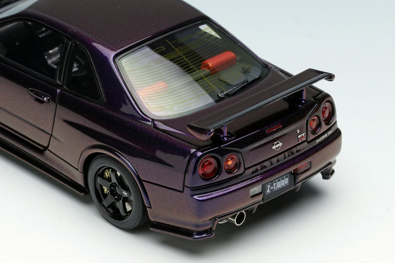 Make Up Co., Ltd / Eidolon 1:43 Nissan Skyline GT-R (R34) NISMO Z-tune 2004 Midnight Purple 3