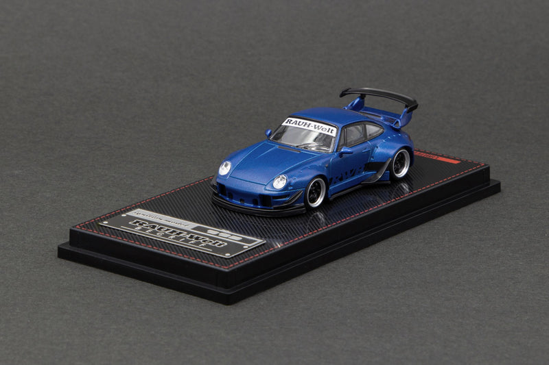 Ignition Model 1:64 Porsche 993 RWB in Blue Metallic