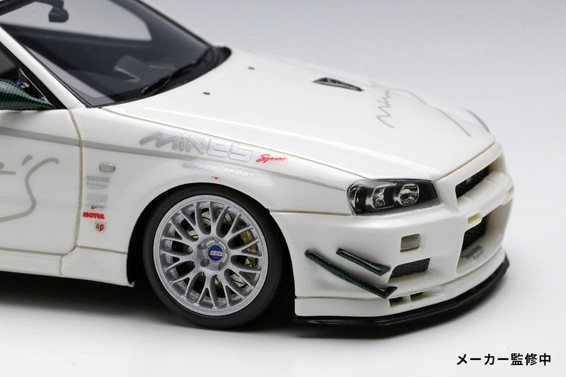 Make Up Co., Ltd / Eidolon 1:43 Nissan Skyline GT-R (BNR34) Mine's V-spec N1 2021 (BBS Wheel)