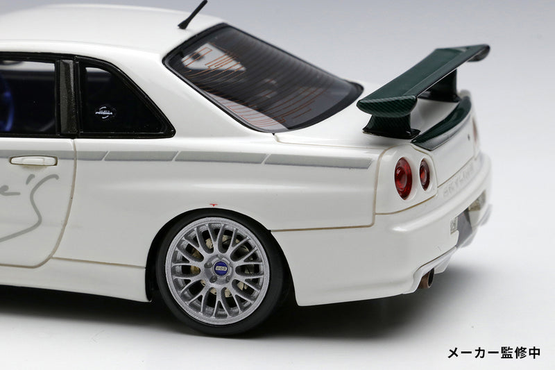 Make Up Co., Ltd / Eidolon 1:43 Nissan Skyline GT-R (BNR34) Mine's V-spec N1 2021 (BBS Wheel)