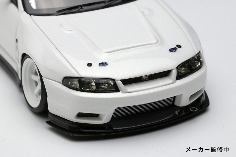 Make Up Co., Ltd / Eidolon 1:43 Nissan Skyline Garage Active ACTIVE R33 GT-R Wide Body Concept (RC-VI Wheel)