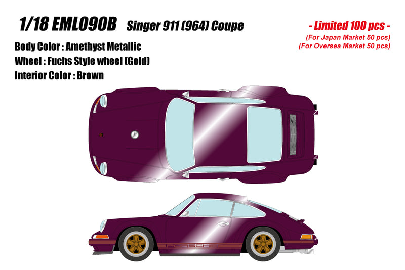 Make Up Co., Ltd / EIDOLON 1:18 Porsche 911 (964) Singer Coupe