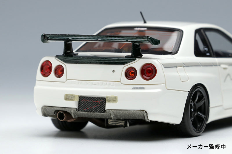 Make Up Co., Ltd / Eidolon 1:43 Nissan Skyline GT-R (BNR34) Mine's V-spec N1 2021 (RAYS Wheel)