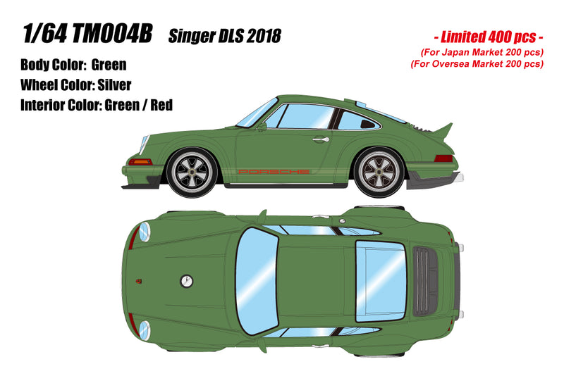 *PREORDER* Make Up Co., Ltd / Titan 64 1:64 Porsche 911 (964) Singer DLS