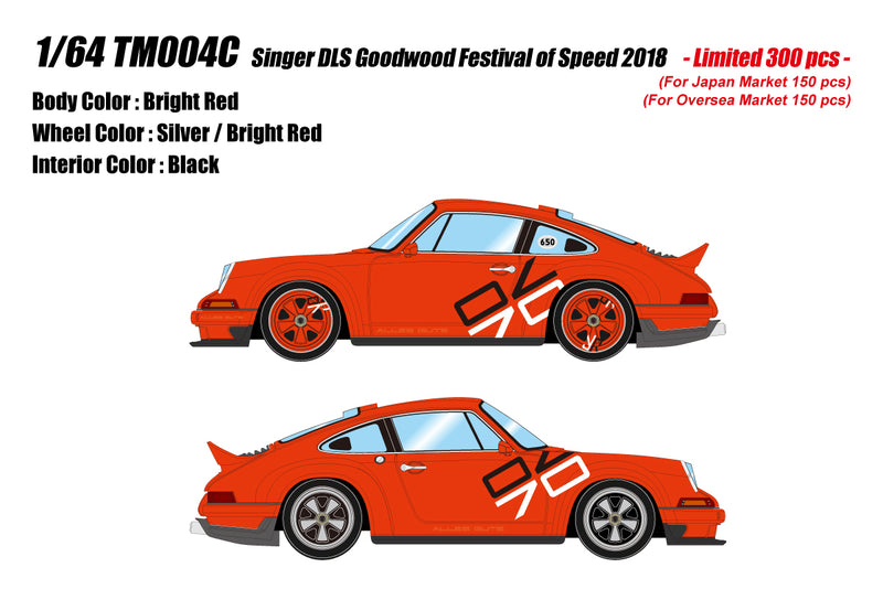 *PREORDER* Make Up Co., Ltd / Titan 64 1:64 Porsche 911 (964) Singer DLS