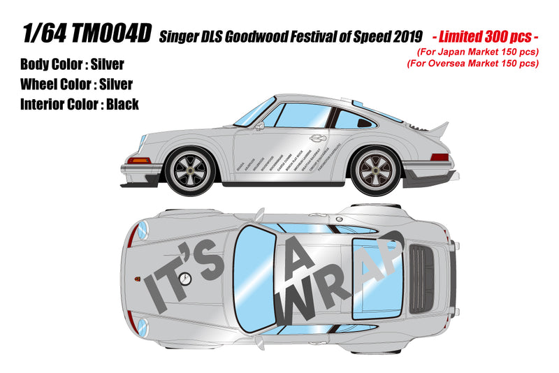 *PREORDER* Make Up Co., Ltd / Titan 64 1:64 Porsche 911 (964) Singer DLS