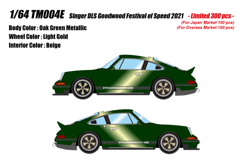 *PREORDER* Make Up Co., Ltd / Titan 64 1:64 Porsche 911 (964) Singer DLS