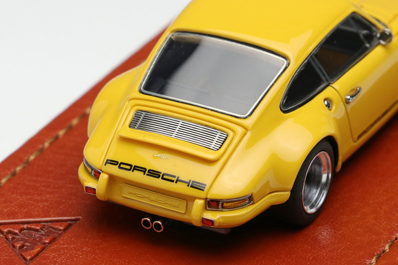 Make Up Co., Ltd / Titan64 1:64 Porsche Singer 911(964) Coupe in Yellow