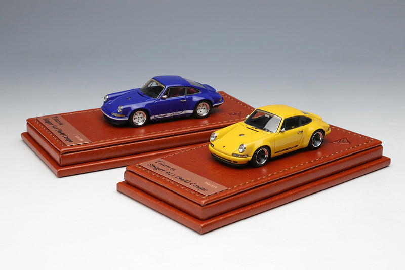 Make Up Co., Ltd / Titan64 1:64 Porsche Singer 911(964) Coupe in Blue