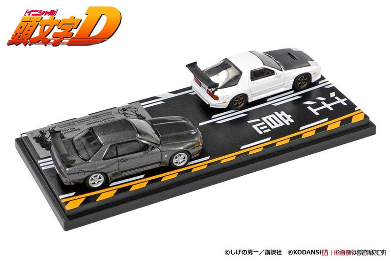 Initial D Set Volume 2 Ryosuke Takahashi RX-7 (FC3S) & Rin Hojo Skyline GT-R (BNR32)