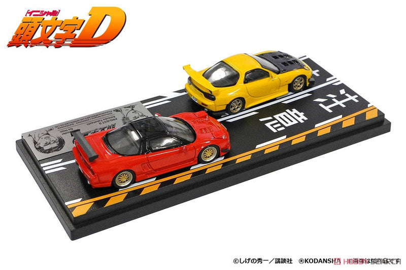 Modeler's 1:64 Initial D Set Volume 3 Keisuke Takahashi RX-7 (FD3S) & Go Hojo NSX(NA1)