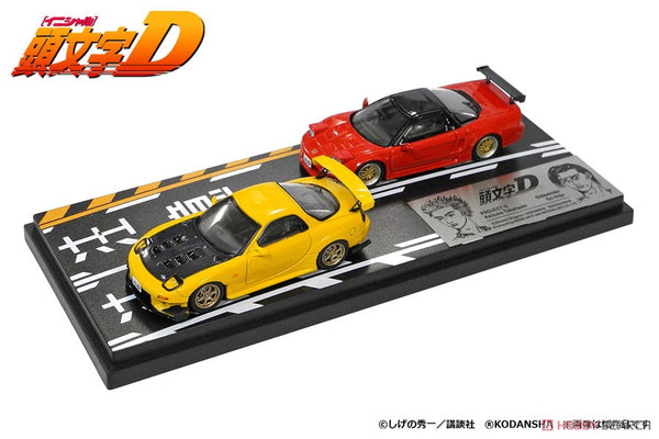 Modeler's 1:64 Initial D Set Volume 3 Keisuke Takahashi RX-7 (FD3S) & Go Hojo NSX(NA1)