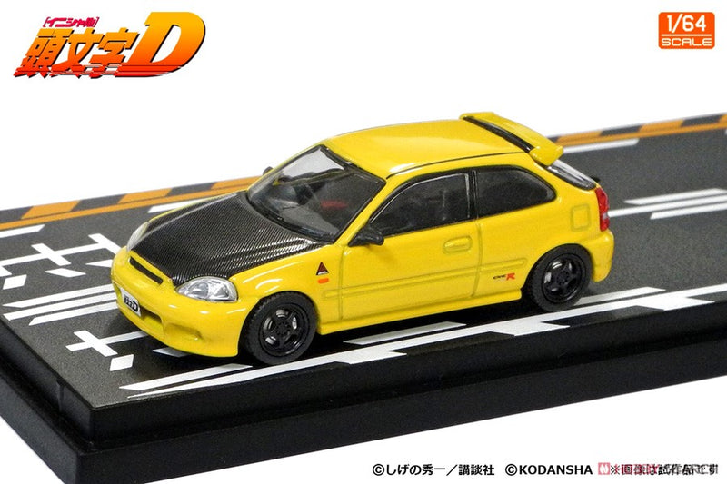 Initial D 1:64 Set Vol.12 Tomoyuki Tachi Todo Syokai Civic (EK9) & Takumi Fujiwara Trueno (AE86)