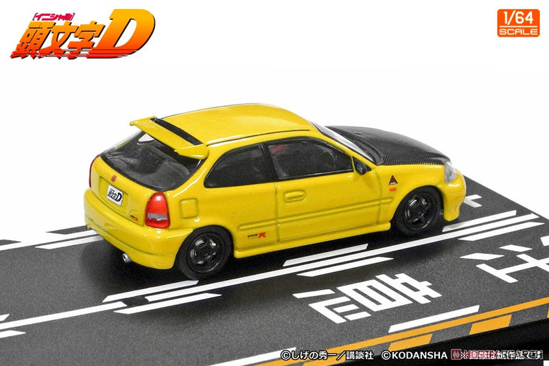 Initial D 1:64 Set Vol.12 Tomoyuki Tachi Todo Syokai Civic (EK9) & Takumi Fujiwara Trueno (AE86)