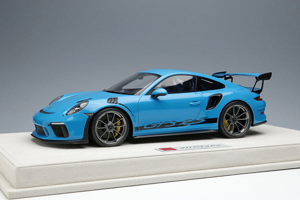 Make Up Co., Ltd / EIDOLON 1:18 Porsche 911 (991.2) GT3 RS 2018 in Miami Blue