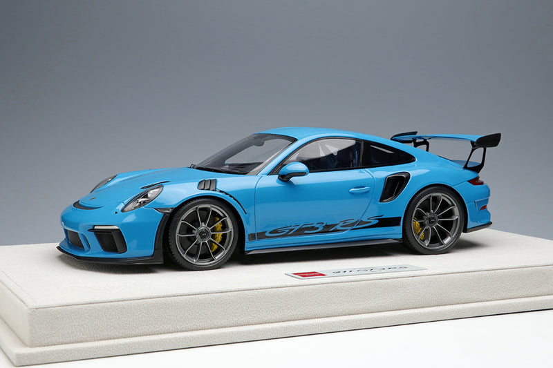 Make Up Co., Ltd / EIDOLON 1:18 Porsche 911 (991.2) GT3 RS 2018 in Miami Blue