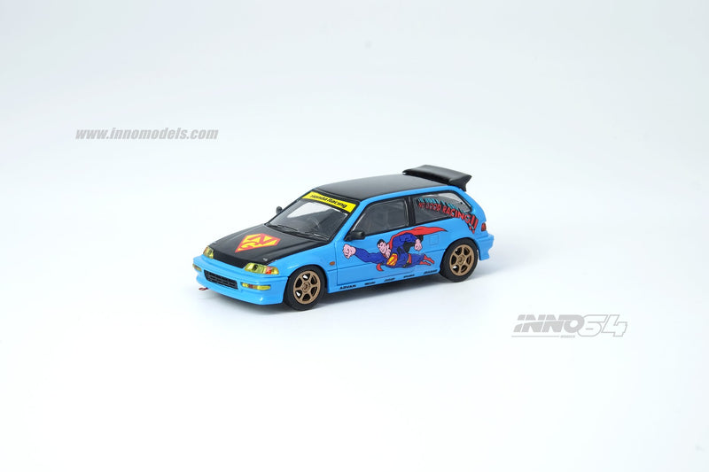 INNO Models 1:64 Honda Civic EF9 No Good Racing "Superman"