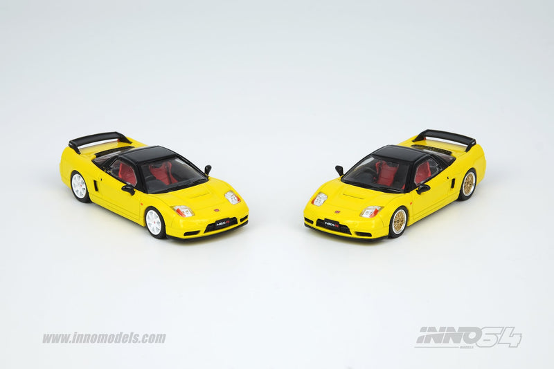 INNO Models 1:64 Honda NSX-R NA2 Rio Yellow Pearl