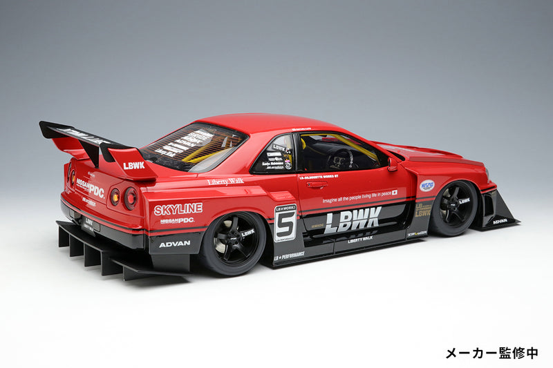 Make Up Co., Ltd / Eidolon 1:18 Nissan Skyline LB-ER34 Super Silhouette TOKYO AUTO SALON 2022