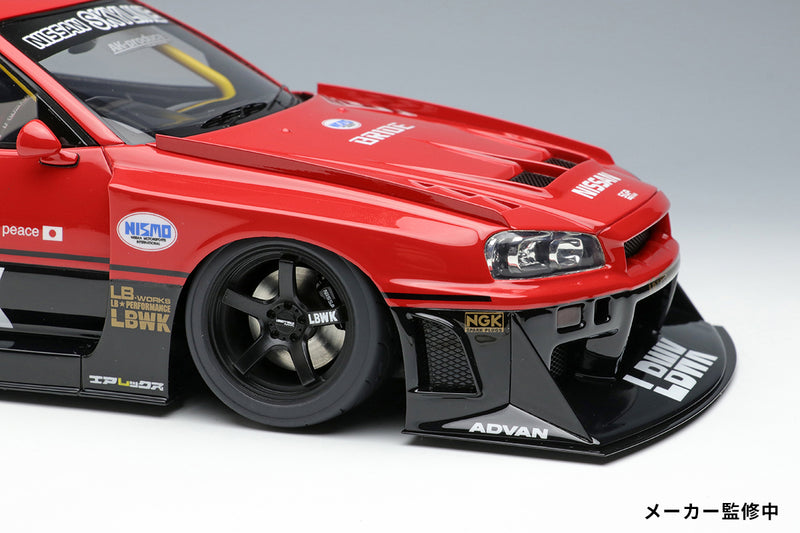 Make Up Co., Ltd / Eidolon 1:18 Nissan Skyline LB-ER34 Super Silhouette TOKYO AUTO SALON 2022