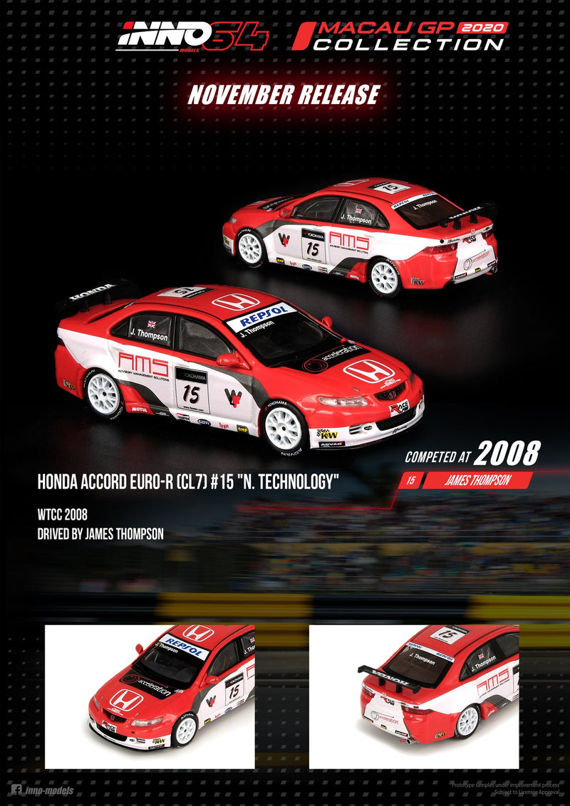 INNO Models 1:64 Honda Accord Euro-R